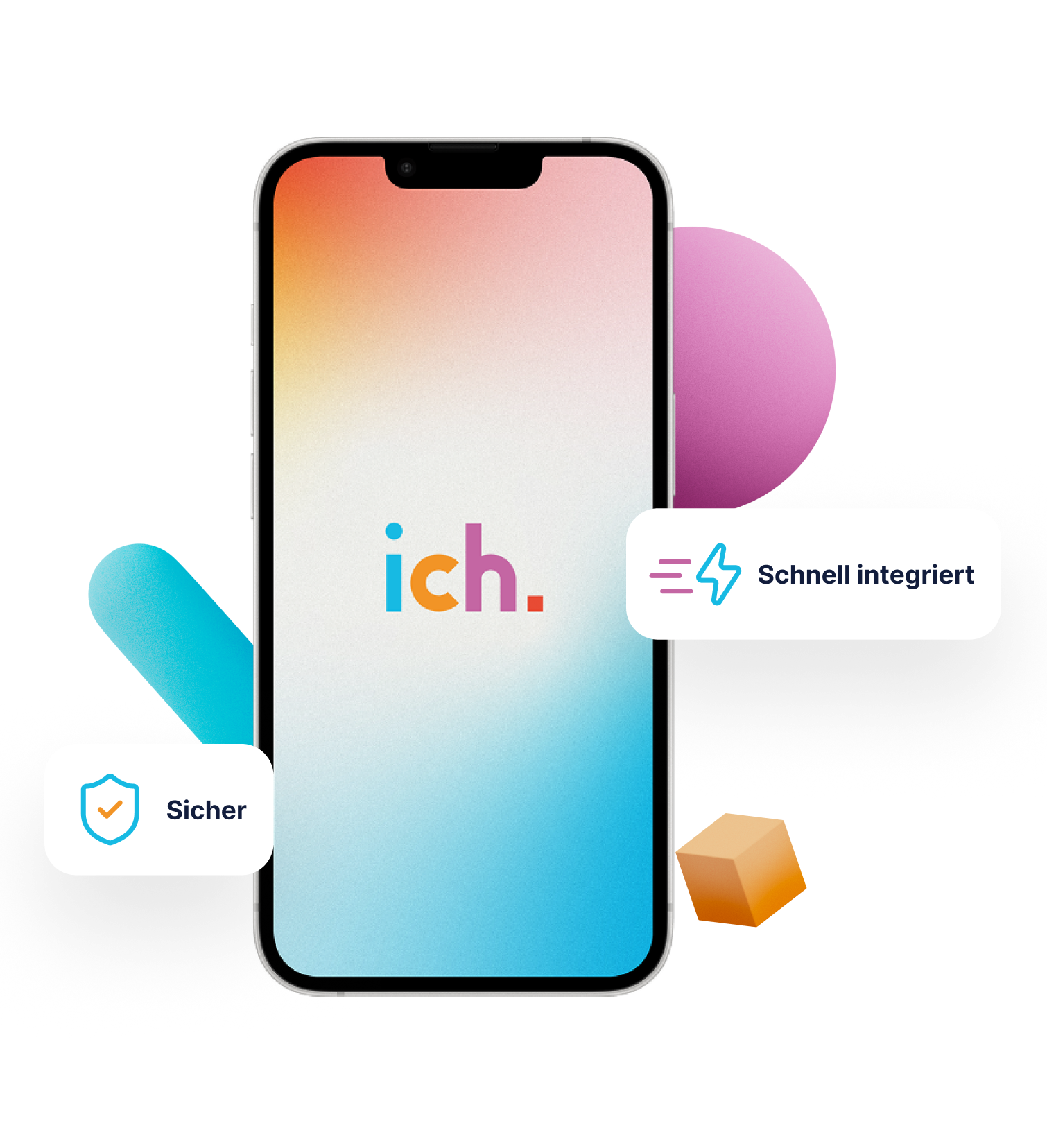 Hero Bild ich.app Splashscreen Mockup